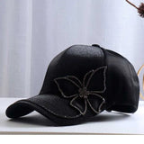 Casquette Girl Silver Butterfly